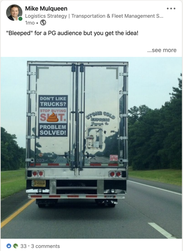 Stop buying stuff trucks!