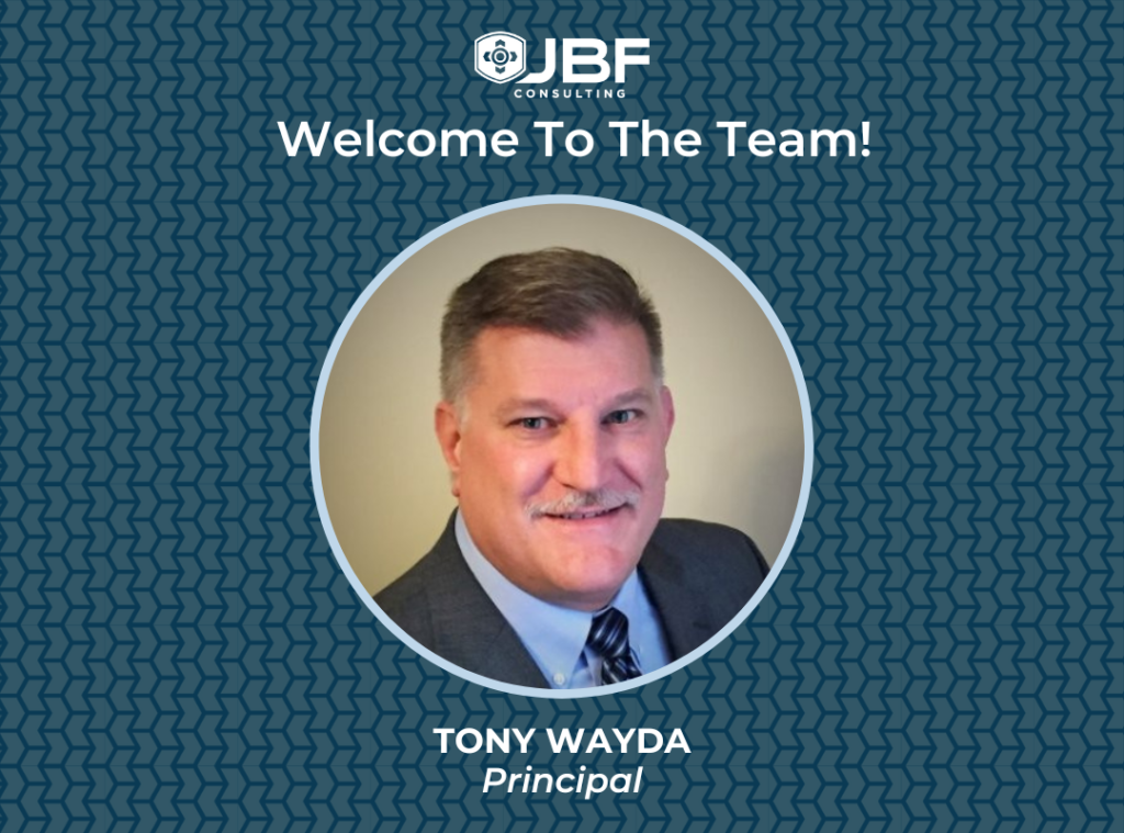 Welcome New Team Member Tony Wayda