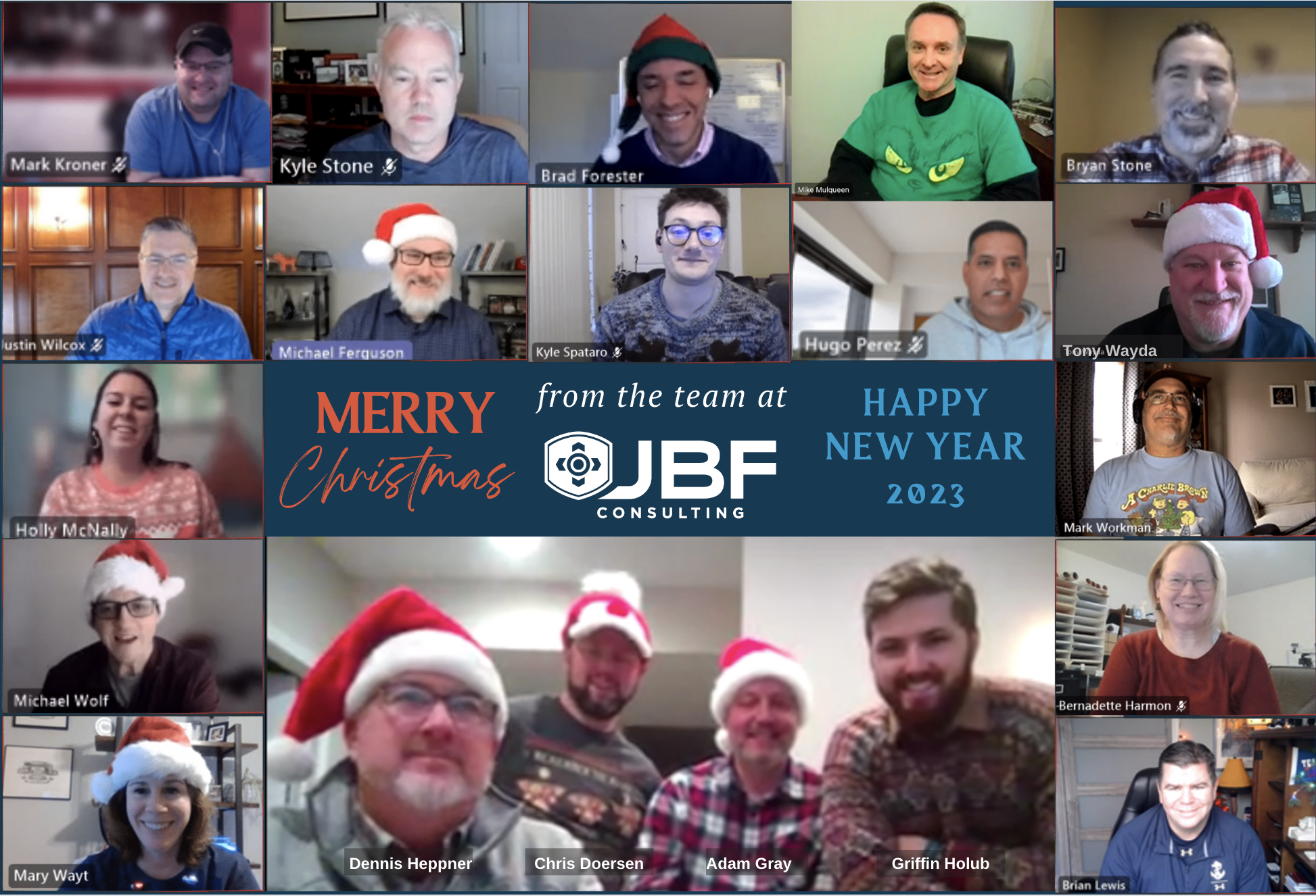 JBF 2022 Holiday Team Photo
