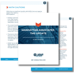 Manhattan Associates update